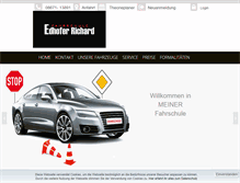 Tablet Screenshot of fahrschule-edhofer.de